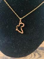 Eiland ketting Met oorbellen van roestvrij staal hh, Overige materialen, Onbekend, Nieuw, Ophalen of Verzenden