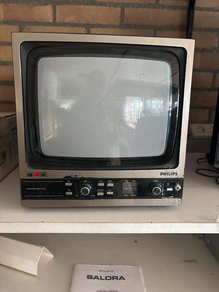 Philips vintage tv 10CX1100/10S, Audio, Tv en Foto, Vintage Televisies, Gebruikt, Minder dan 40 cm, Philips, Ophalen