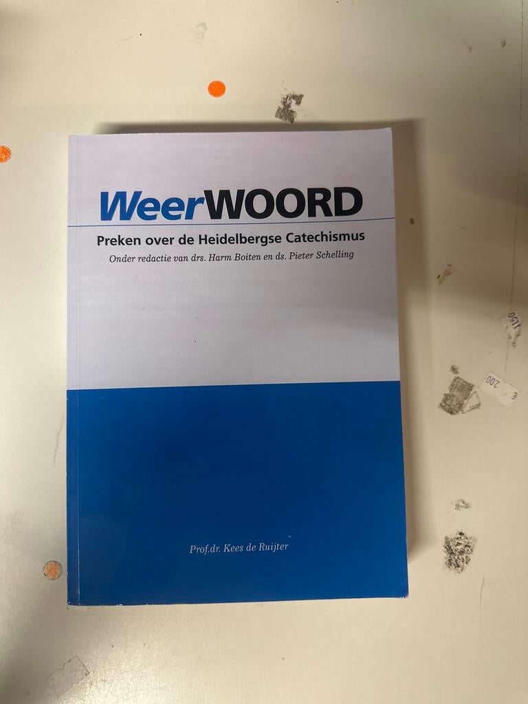 WeerWOORD: Preken over de Heidelbergse Catechismus, Ophalen of Verzenden, Zo goed als nieuw, Christendom | Protestants