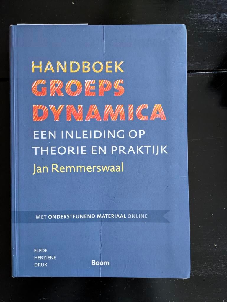 Handboek groepsdynamica, Verzenden, Beta, HBO