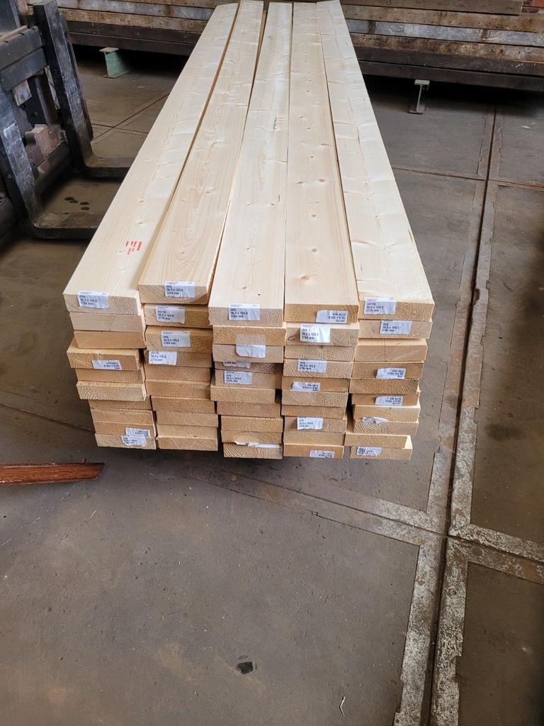 60 balken 12 x 3.6 lang 2.78 m, Ophalen, Nieuw, 250 cm of meer, Balken