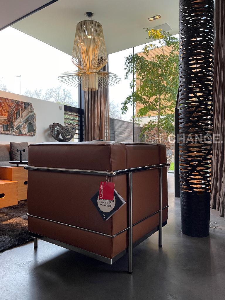 Cassina 2 fauteuil Grand Confort LC2, zie ook LC3 LC4 NIEUW, Waterstad 23, High-end Furniture, Nieuw, 75 tot 100 cm