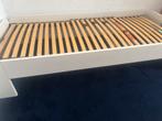 Eenpersoons bed wit, Ophalen, Overige materialen, 90 cm, Eenpersoons