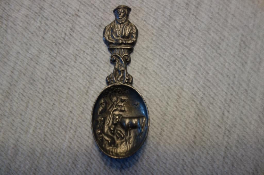 Lepel tin boer, vee., Ophalen of Verzenden