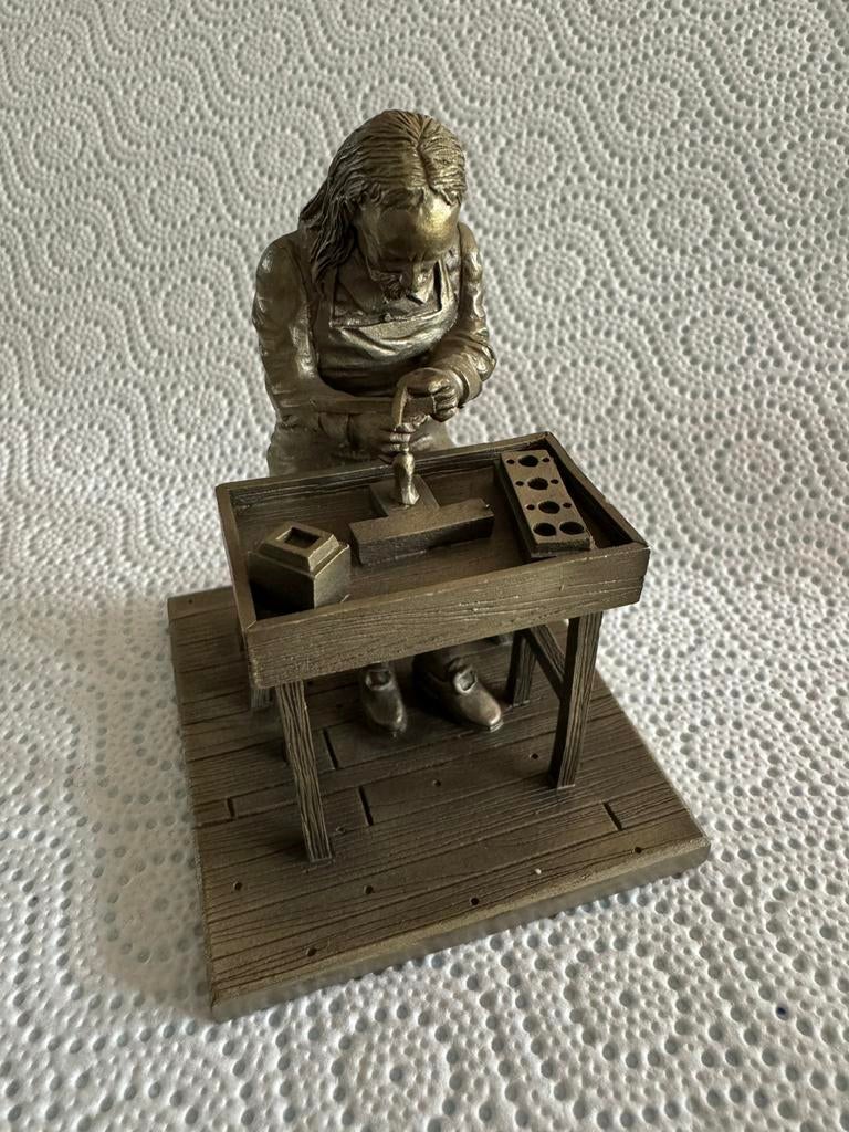 Verzameling tinnen beeldjes oude ambachten van Ron Hinste, Ophalen of Verzenden