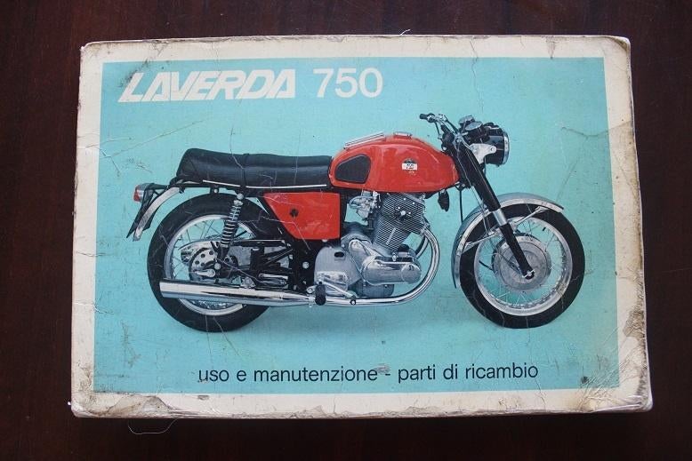 Laverda 750 uso e manutenzione parti di ricambio, Motoren, Handleidingen en Instructieboekjes, Ophalen of Verzenden, Overige merken