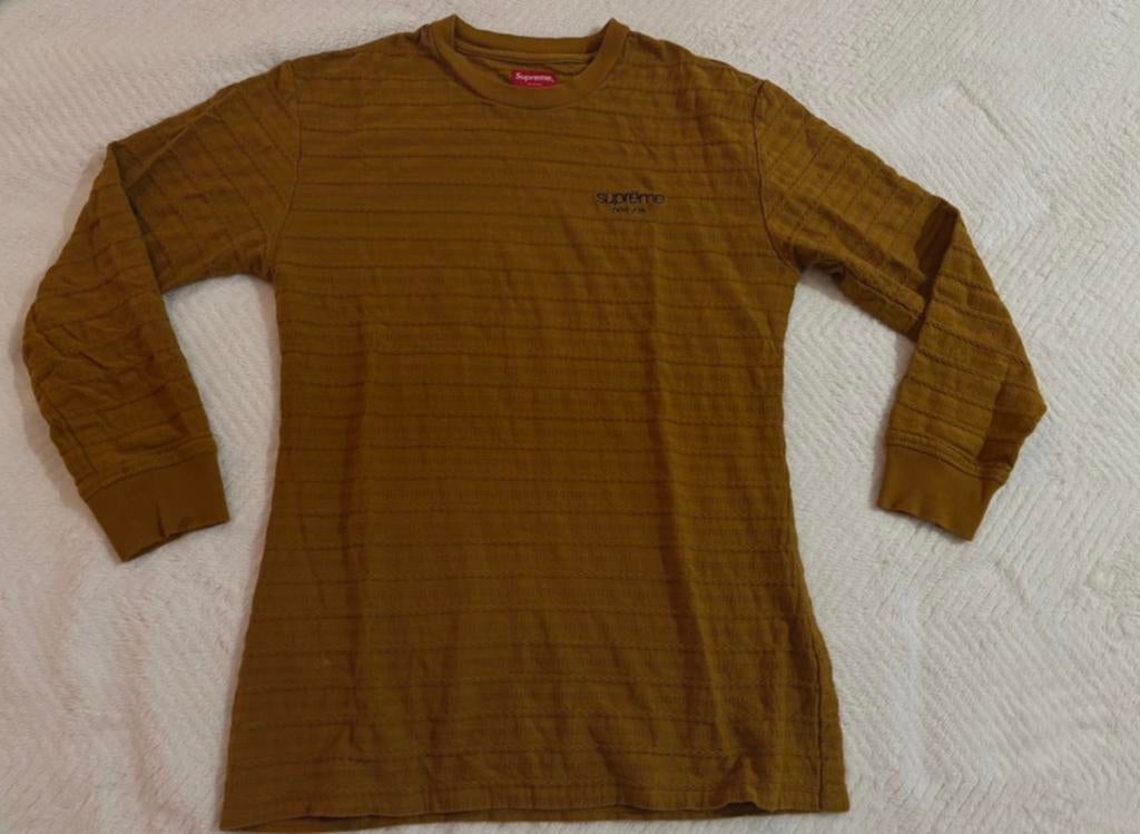 Supreme tshirt, Verzenden, Zo goed als nieuw, Maat 48/50 (M), Bruin