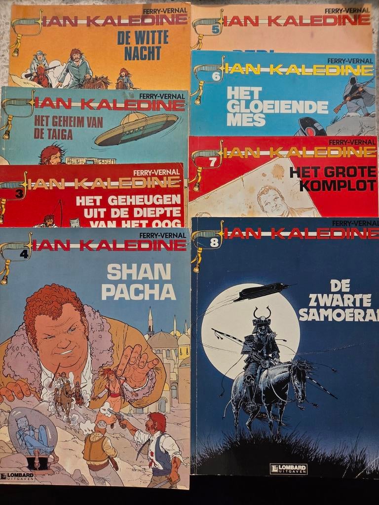 ian kalendine 1 t/m 8, Complete serie of reeks, Verzenden, Zo goed als nieuw