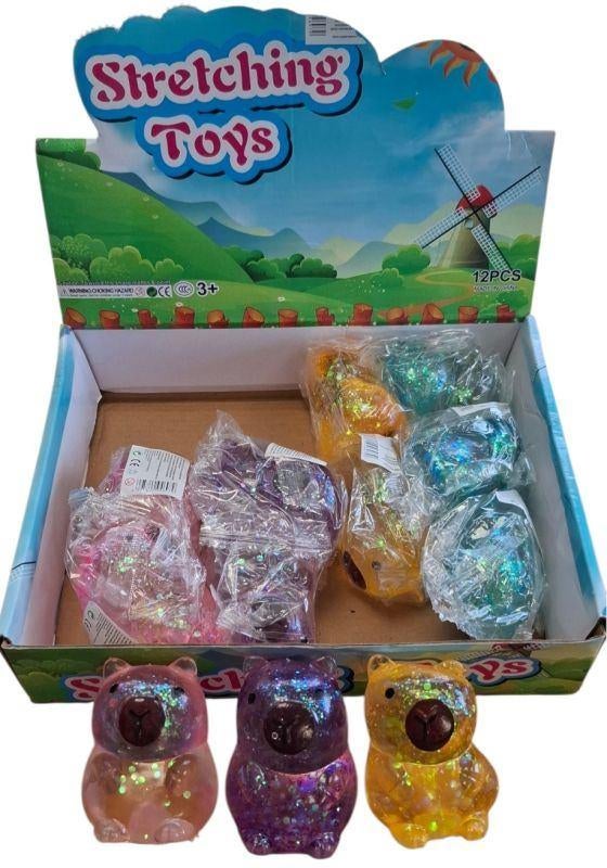 PARTIJ SUGAR SQUISHY CAPYBARA 7CM IN DISPLAY, ., Nieuw, Ophalen of Verzenden, .