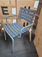 12x nieuwe houe reclips stoelen grijs Prijs p/st, Ophalen, Nieuw, Aluminium