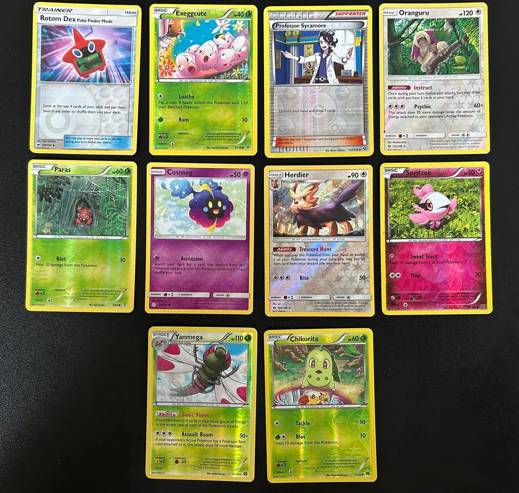 Pokémon Kaarten Holo Reverse, Ophalen of Verzenden, Zo goed als nieuw
