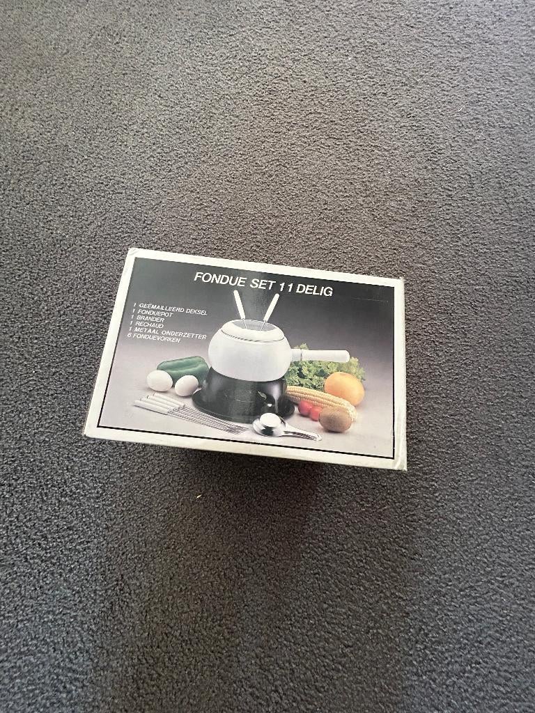 fondueset, Witgoed en Apparatuur, Fonduesets, Ophalen of Verzenden, Nieuw, Brander, Fondueset
