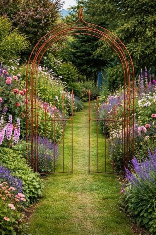 Rozenboog Lorenzo met deurtjes, Tuin en Terras, Tuinwanddecoratie, Ophalen of Verzenden, Nieuw