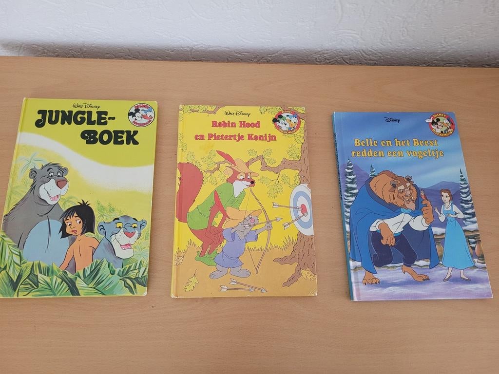 Disney Boeken Collectie - Jungle Boek, Robin Hood, Belle, Boeken, Kinderboeken | Kleuters, Gelezen, 5 of 6 jaar, Jongen of Meisje