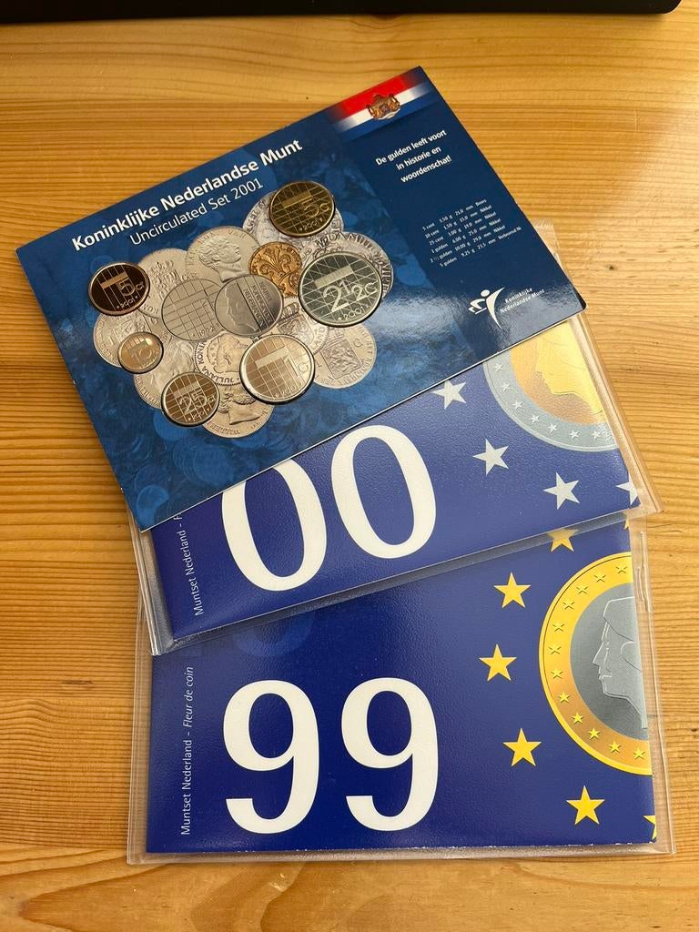 Gulden munten sets muntset Nederland, Ophalen of Verzenden, Koningin Beatrix, Overige waardes