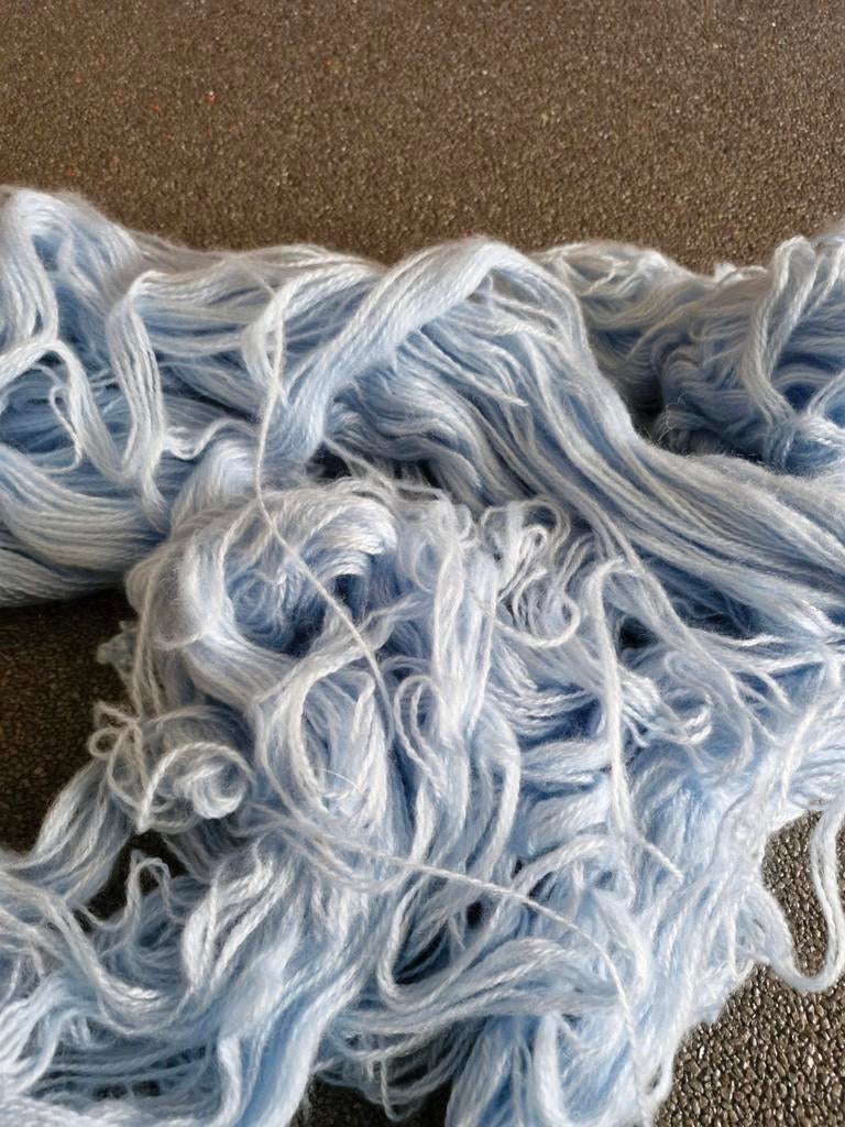 Lichtblauwe streng wol, Ophalen of Verzenden