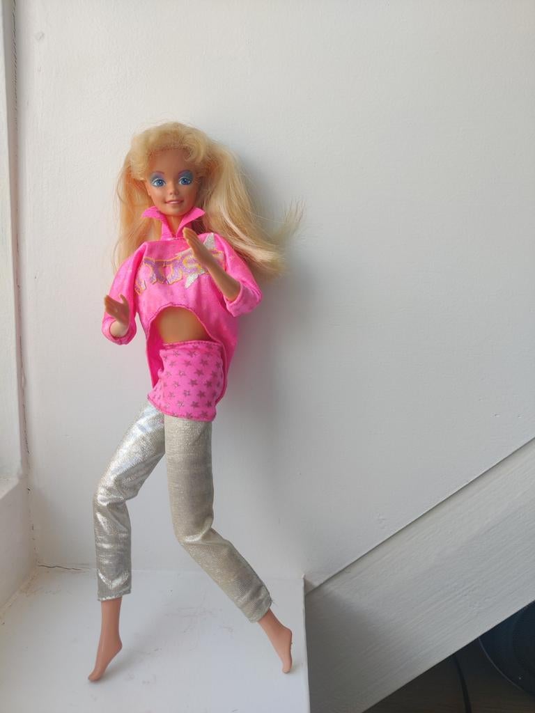 1986 Barbie and the Rockers Real Dancing Action pop, Ophalen of Verzenden, Barbie