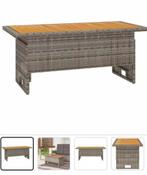 Tuintafel in hoogte verstelbaar, 100x50 cm, Tuin en Terras, Ophalen, Gebruikt, Rechthoekig