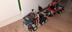 Lego technic model team 5590 vrachtwagen met oplegger heli, Ophalen of Verzenden, Zo goed als nieuw, Complete set, Lego