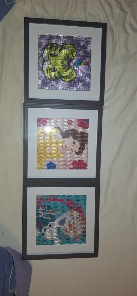 Unieke Diamond Paintings inclusief lijst - Handgemaakt!, Ophalen, Minder dan 50 cm, Oorspronkelijke maker, Overige typen