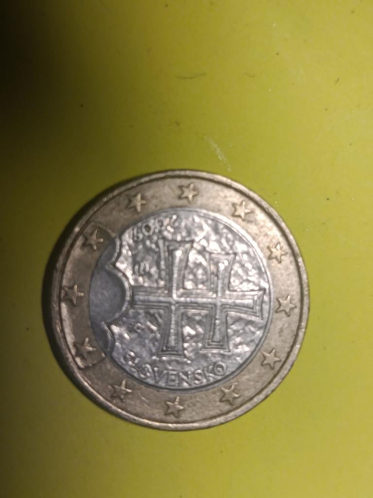 Zeldzame Slowaakse 1 Euro munt 2009, Postzegels en Munten, Munten | Europa | Euromunten, Ophalen of Verzenden, Slowakije, 1 euro
