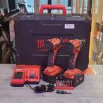 Milwaukee M18 BLDDRC + Milwaukee M18BLIDRC Met Oplaadstation, Doe-het-zelf en Verbouw, Milwaukee, Gebruikt, Support@milwaukee.com