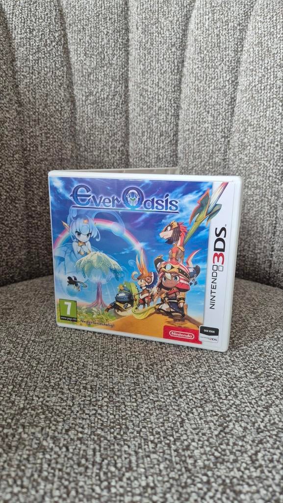 Ever oasis - Nintendo 3ds (compleet), Spelcomputers en Games, 1 speler, Ophalen of Verzenden, Zo goed als nieuw, Role Playing Game (Rpg)