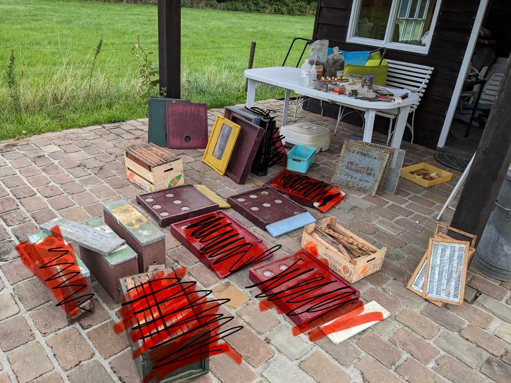 Bijenkasten en toebehoren, Bijen