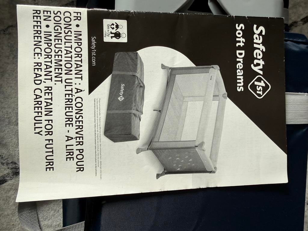 Safety 1st Soft Dreams reisbedje, Ophalen of Verzenden, Gebruikt, Reisbedje