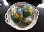 3 oude candy containers van karton pasen paashaas, Ophalen