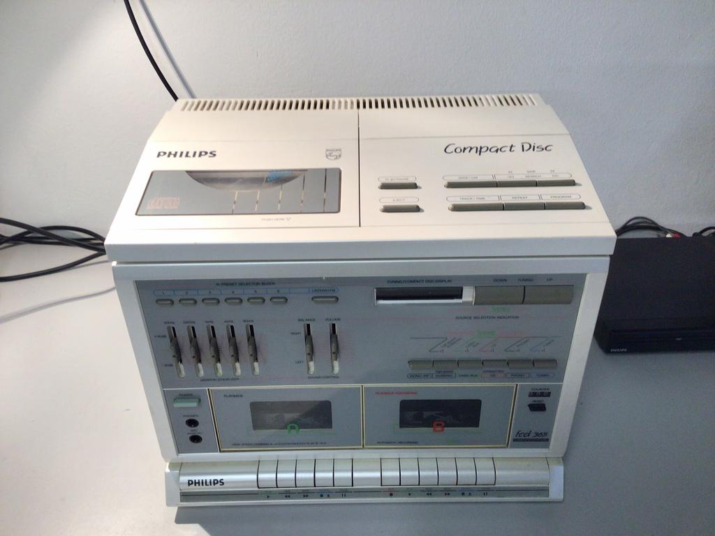 Philips FCD365 limited edition parelmoer  vintage mooi, Ophalen of Verzenden, Zo goed als nieuw, Philips