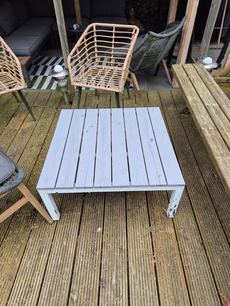 Buiten tafeltje gratis, Tuin en Terras, Terrasdelen en Vlonders, Ophalen of Verzenden, Gebruikt, Overige materialen