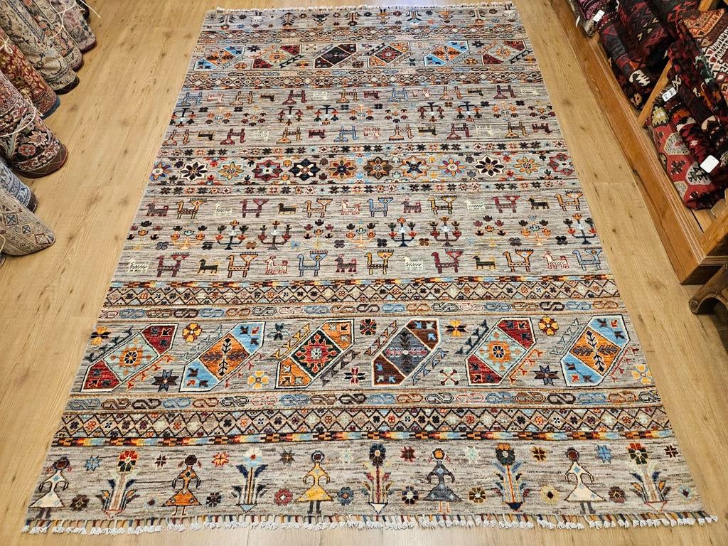 Handgeknoopt oosters tapijt ziegler 293x198, Huis en Inrichting, Info@SlatsAntiek.nl, Perzisch, 150 tot 200 cm, Vof Slats Antiek