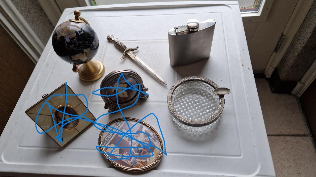 oude brocante gebruiks voorwerpen, Ophalen of Verzenden