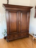 Antieke 2 duurs Kasten 200x160x60 cm, Huis en Inrichting, Kasten | Ladekasten, 1 of 2 laden, 150 tot 200 cm, Eikenhout, Ophalen of Verzenden
