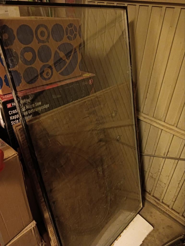 Dubbelglas gratis 138x72,4, Ophalen, Gevelraam of Ruit, Dubbelglas
