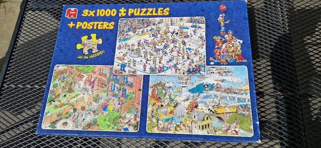 Jan van haasteren Puzzels, Hobby en Vrije tijd, Denksport en Puzzels, Ophalen, 500 t/m 1500 stukjes, Zo goed als nieuw, Legpuzzel