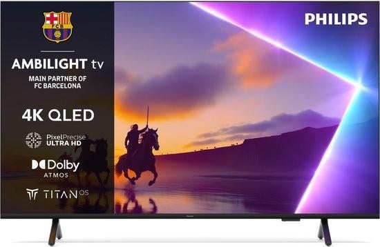 Philips 55" 4K QLED Smart TV Ambilight NEW & SEALED+Warranty, Ophalen, Philips, QLED, 50 Hz