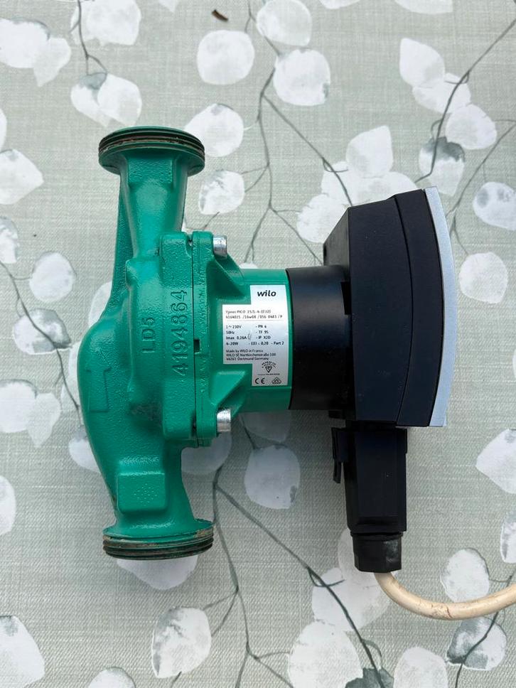 Wilo Yonos PICO 25/1-4 circulatiepomp (zuinig model), Doe-het-zelf en Verbouw, Sanitair, Gebruikt, Overige typen, Ophalen of Verzenden