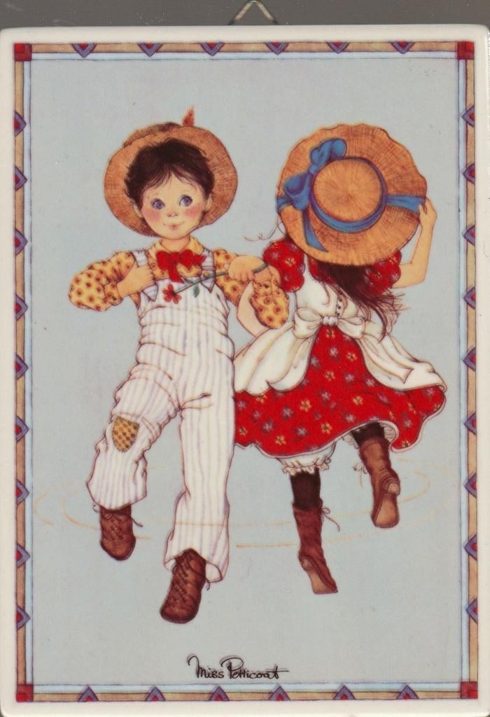 Miss Petticoat - VilboCard van Villeroy & Boch"", Verzamelen, Retro, Overige typen, Ophalen of Verzenden