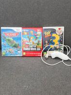 Wii Games: New Super Mario Bros, Planes, Toy Story 3 + Contr, Spelcomputers en Games, Gebruikt, Eén computer, Ophalen of Verzenden