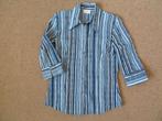 Gestreepte blouse travelstof mt 36 nog nieuw, Kleding | Dames, Ophalen of Verzenden, Nieuw, Maat 36 (S), Blauw