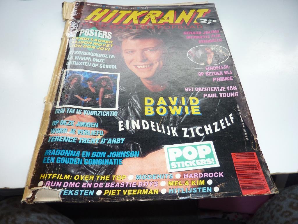 HITKRANT NR 20 1987-COMPLEET-DOTS-RICHENEL-D BOWIE-DURAN, Verzenden, 1980 tot heden, Tijdschrift