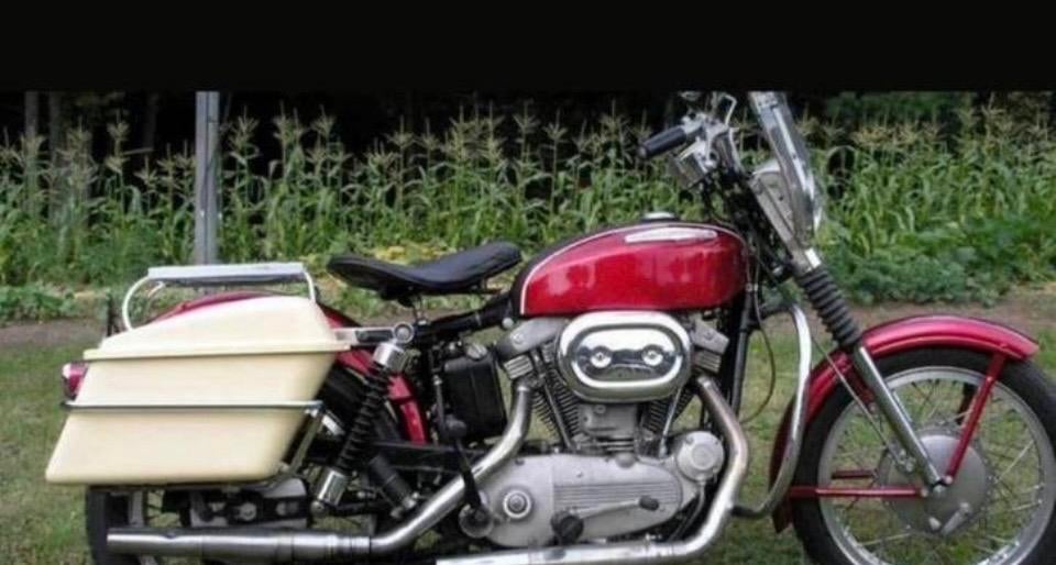 Harley Davidson XLH Sportster kofferset klein, Ophalen of Verzenden, Gebruikt