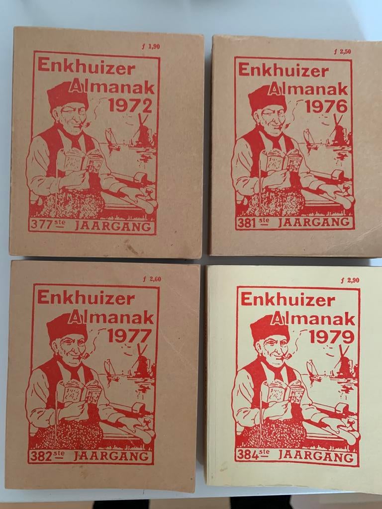 Enkuizer Almanak 1972, 1976, 1977 en 1979, Ophalen of Verzenden