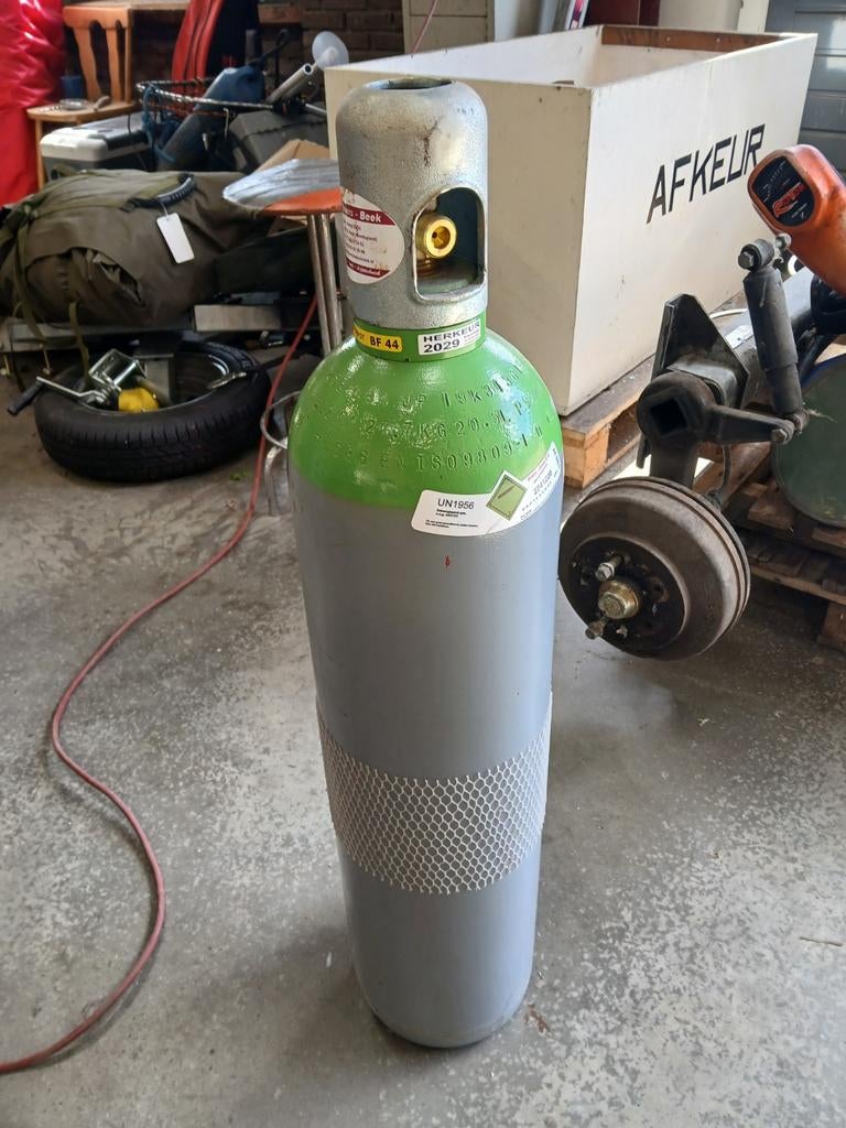 Gasfles 20 liter - Argon/Menggas, Ophalen