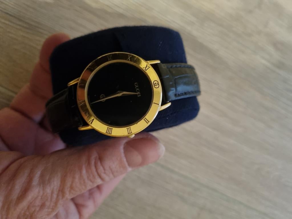 Horloge, Ophalen of Verzenden, Zo goed als nieuw, Zwart, 100 cm of meer