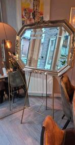 Antieke spiegel met schildersezel  BRUILOFT/FEEST, Ophalen of Verzenden, Rechthoekig, Minder dan 50 cm