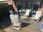 Tuinstoelen, Tuin en Terras, Ophalen of Verzenden, Gebruikt, Kunststof, Verstelbaar