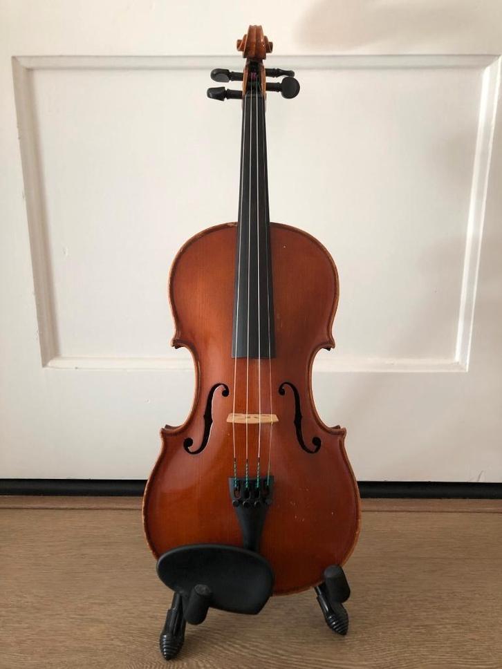 Prachtige handgemaakte (beginners) viool 4/4, Muziek en Instrumenten, Strijkinstrumenten | Violen en Altviolen, Gebruikt, Viool